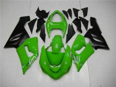 05-06 Green Kawasaki ZX6R Motorcycle Fairing Kits