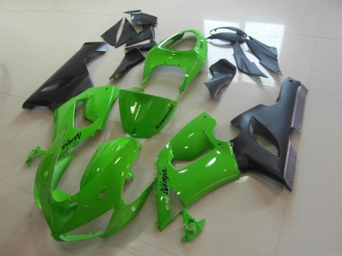 05-06 Green Kawasaki ZX6R Motorcycle Fairings