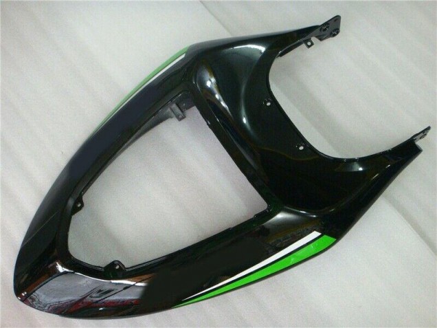 05-06 Green White Black Kawasaki ZX6R Motorcycle Fairings
