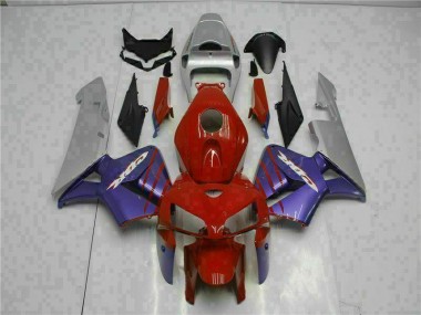 05-06 Red Purple Honda CBR600RR Motorcycle Fairings