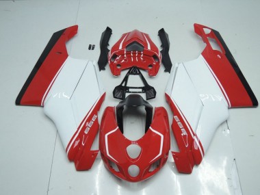 05-06 Red White Red Ducati 749 999 Motorcycle Fairings