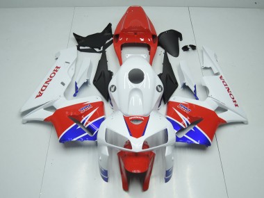 05-06 White HRC Honda CBR600RR Motorcycle Fairings