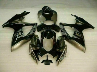 06-07 Black Grey Suzuki GSXR 600/750 Motorcycle Fairing