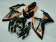 06-07 Black Orange Suzuki GSXR 600/750 Motorcycle Fairings