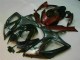 06-07 Black Red Suzuki GSXR 600/750 Motorcycle Fairings