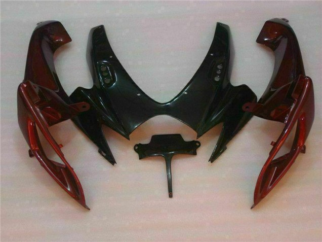 06-07 Black Red Suzuki GSXR 600/750 Motorcycle Fairings