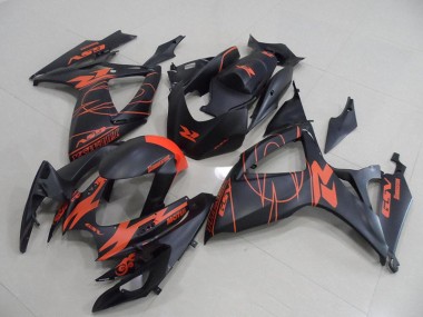 06-07 Black Red Suzuki GSXR 750 Motorcycle Bodywork