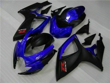 06-07 Blue Black Suzuki GSXR 600/750 Motorcycle Fairing