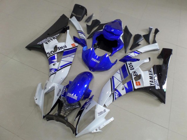 06-07 Blue Blue White ENEOS Yamaha YZF R6 Motorcycle Fairings