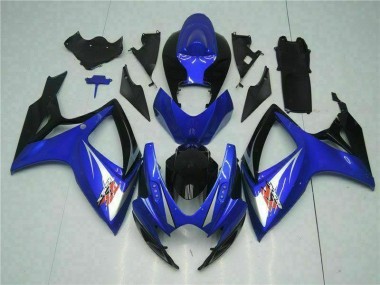 06-07 Blue Suzuki GSXR 600/750 Motorcycle Fairing Kits & Plastic