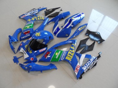 06-07 Blue Yellow Rizla Suzuki GSXR 750 Motorcycle Fairings