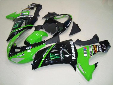 06-07 Green Monster Kawasaki ZX10R Motorcycle Fairing