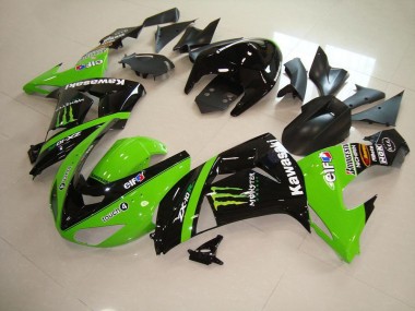 06-07 Green Monster Kawasaki ZX10R Motorcycle Fairings