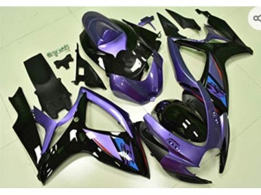 06-07 Purple Black Suzuki GSXR 600/750 Motorcycle Fairings