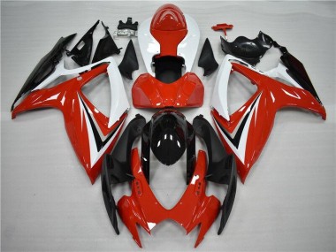 06-07 Red Black Suzuki GSXR 600/750 Motorcycle Bodywork