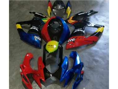 06-07 Red Blue Suzuki GSXR 600/750 Motorcycle Fairings