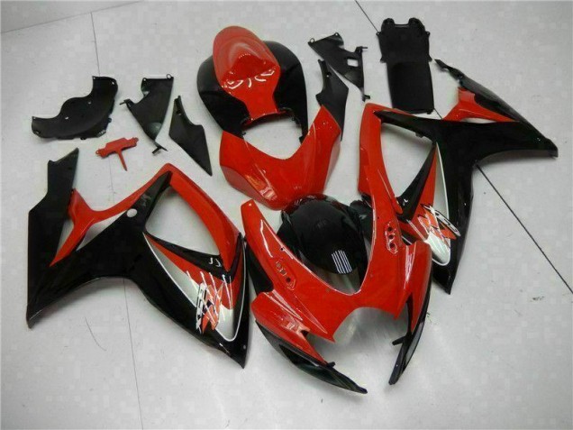 06-07 Red Suzuki GSXR 600/750 Motorcycle Fairing