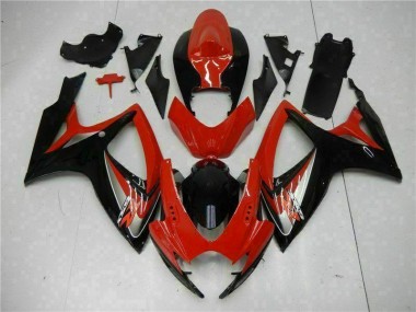 06-07 Red Suzuki GSXR 600/750 Motorcycle Fairing