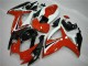 06-07 Red White Suzuki GSXR 600/750 Motorcycle Fairing