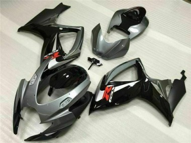 06-07 Silver Grey Suzuki GSXR 600/750 Motorcycle Fairings