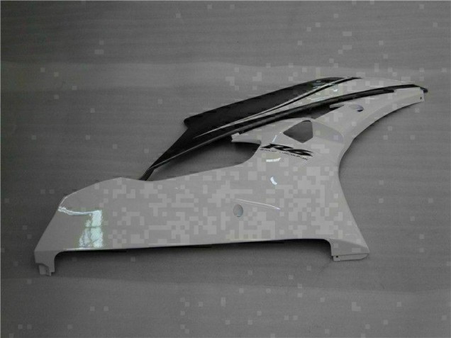 06-07 White Silver Yamaha YZF R6 Motorcycle Fairings