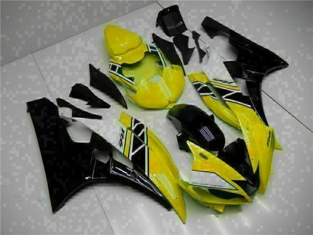 06-07 Yellow Black Yamaha YZF R6 Motorcycle Bodywork