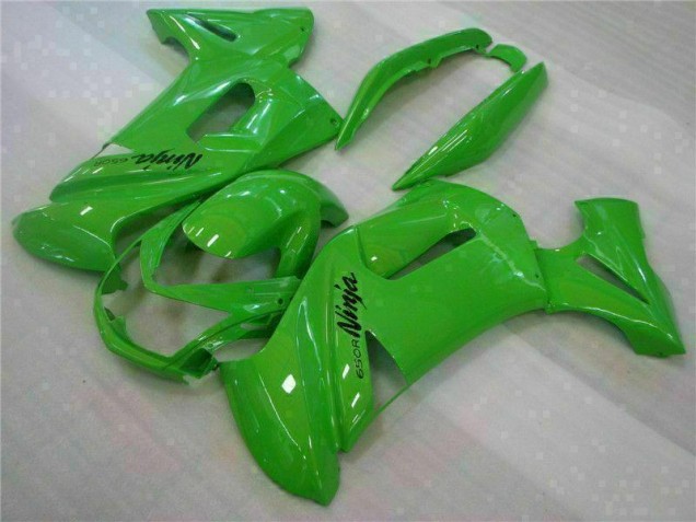 06-08 Green Kawasaki EX650 Motorcycle Fairing