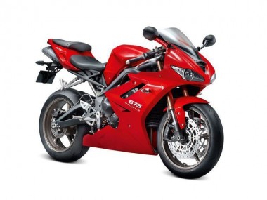 06-08 Red Triumph Daytona 675 Triple Motorcycle Fairings