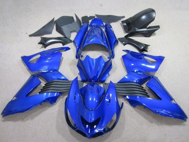 06-11 Blue Kawasaki ZX14R ZZR1400 Motorcycle Fairing