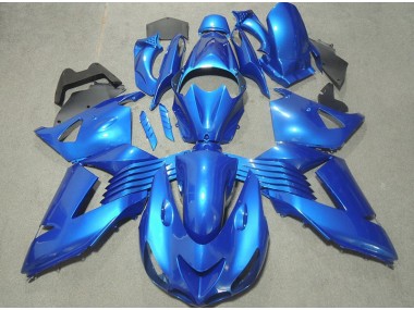 06-11 Blue Kawasaki ZX14R ZZR1400 Motorcycle Fairings