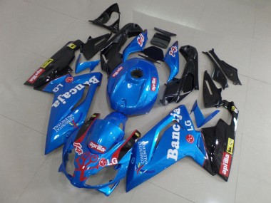 06-11 Blue and Black Aprilia RS125 Motorcycle Fairings