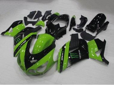 06-11 Green Monster Kawasaki ZX14R ZZR1400 Motorcycle Fairings