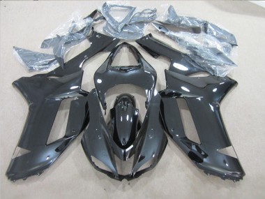 07-08 Black Kawasaki ZX6R Full Motorcycle Fairing Kits