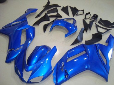 07-08 Blue Kawasaki ZX6R Motorcycle Fairing