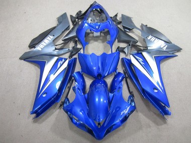 07-08 Blue Silver Yamaha YZF R1 Motorcycle Fairings