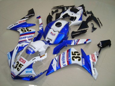 07-08 Blue Stickers Yamaha YZF R1 Motorcycle Fairings