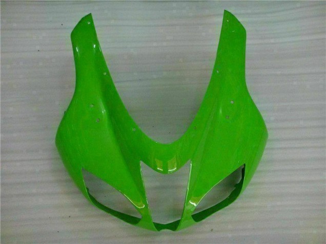 07-08 Green White Ninja Kawasaki ZX6R Motorcycle Fairings