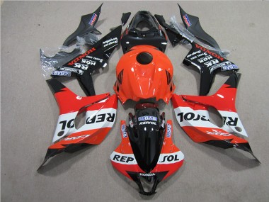 07-08 Orange Black Repsol Honda CBR600RR Motorcycle Fairings