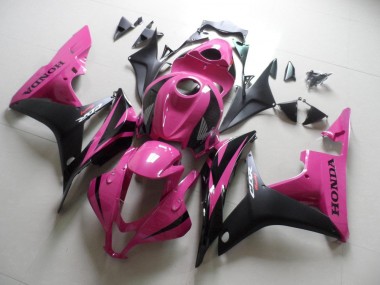 07-08 Pink Black Honda CBR600RR Motorcycle Fairings
