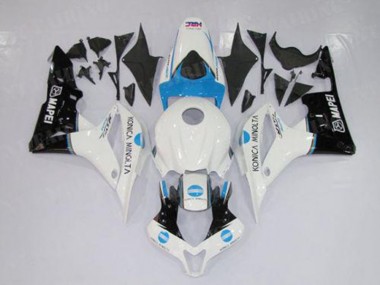 07-08 White Blue Black Honda CBR600RR Motorcycle Fairings