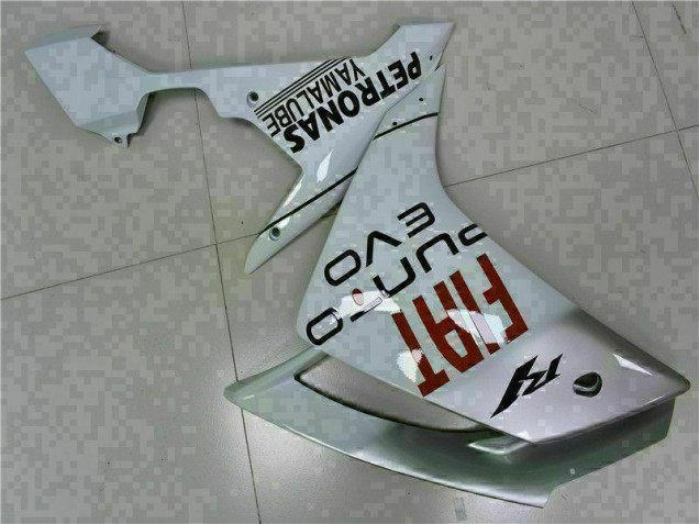 07-08 White Yamaha YZF R1 Motorcycle Fairing Kits & Plastic