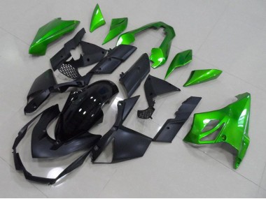 07-09 Black Green Kawasaki Z1000 Motorcycle Fairings