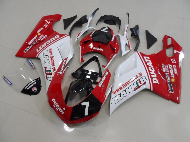 07-14 Banner 7 Ducati 848 1098 1198 Motorcycle Fairings