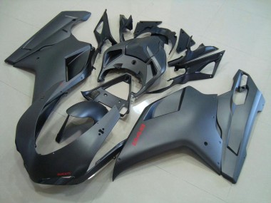 07-14 Matte Black Ducati 848 1098 1198 Motorcycle Fairings