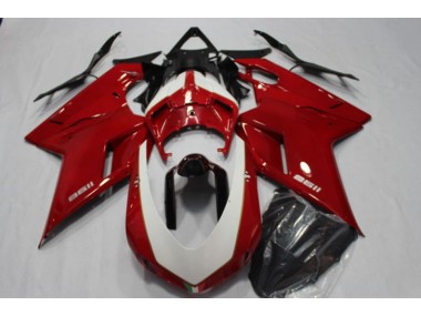 07-14 Red Ducati 1198 Motorcycle Fairings