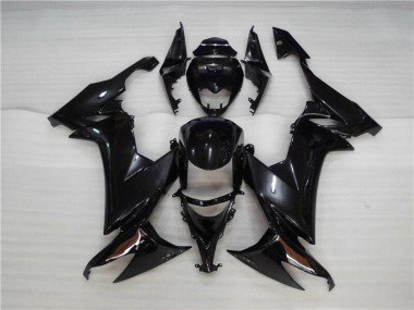 08-10 Glossy Black Kawasaki ZX10R Motorcycle Fairing