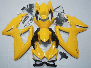 08-10 Yellow Suzuki GSXR 750 Motorcycle Fairings