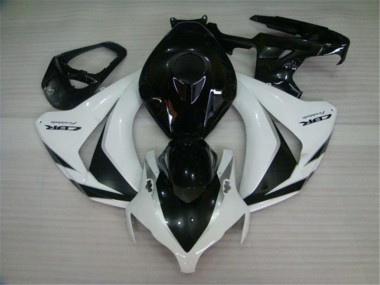 08-11 Black White Honda CBR1000RR Motorcycle Fairing