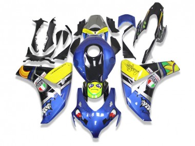 08-11 Blue Shark Honda CBR1000RR Motorcycle Fairings