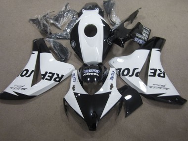 08-11 White Black Repsol Honda CBR1000RR Motorcycle Fairings